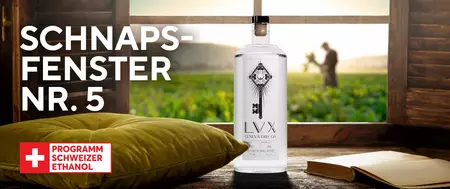 Schnapsfenster LVX Gin